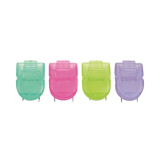 Advantus Wall Clips for Fabric Panels, 40 Sheets, Assorted Cool Colors, 20/Box (AVT75307)
