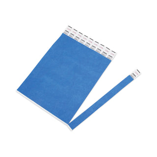 Advantus Crowd Management Wristbands, Sequentially Numbered, 9 3/4 x 3/4, Blue, 500/Pack (AVT75513)