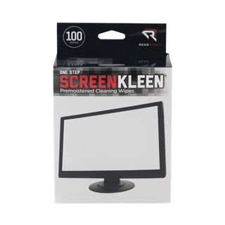 Read Right® OneStep CRT Screen Cleaning Pads, 5 x 5, Cloth, White, 100/Box (REARR1309)