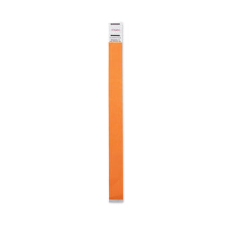 Advantus Crowd Management Wristband, Sequential Numbers, 9 3/4 x 3/4, Neon Orange, 500/PK (AVT91120)