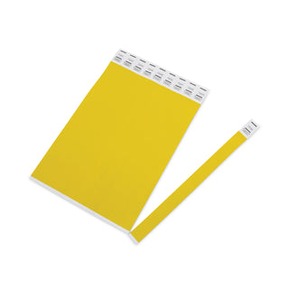 Advantus Crowd Management Wristband, Sequential Numbers, 9 3/4 x 3/4, Neon Yellow,500/PK (AVT91123)