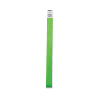 Advantus Crowd Management Wristband, Sequential Numbers, 9 3/4 x 3/4, Neon Green, 500/PK (AVT91122)