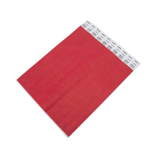 Advantus Crowd Management Wristbands, Sequentially Numbered, 10 x 3/4, Red, 100/Pack (AVT75441)