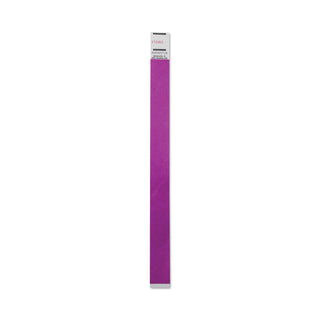 Advantus Crowd Management Wristbands, Sequentially Numbered, 9 3/4 x 3/4, Purple, 100/PK (AVT75440)