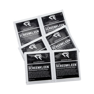 Read Right® OneStep CRT Screen Cleaning Pads, 5 x 5, Cloth, White, 100/Box (REARR1309)