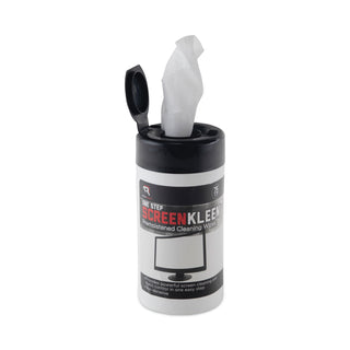 Read Right® OneStep CRT Screen Cleaner Wet Wipes, Cloth, 5 1/4 x 5 3/4, 75/Tub (REARR1409)