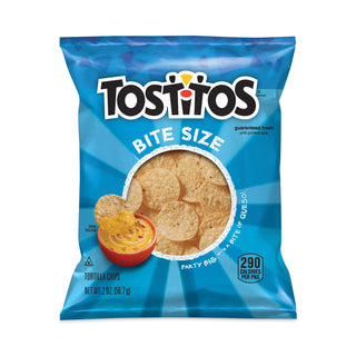 Tostitos® Bite Size Tortilla Chips, 2 oz Bag, 64 Bags/Carton (GRR29500067)