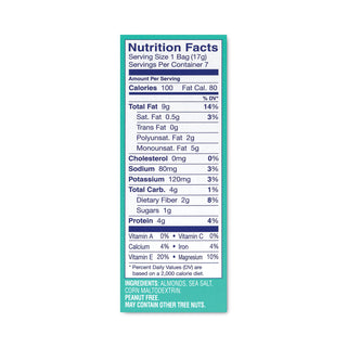 Blue Diamond® Oven Roasted Sea Salt Almonds, 0.6 oz Bag, 7 Bags/Box, 6 Box Count (GRR22000794)