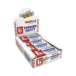 Bonomo Turkish Taffy, Vanilla, 1.5 oz Bars, 24/Box (GRR20900190)
