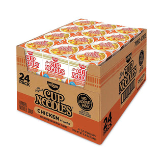 Nissin® Cup Noodles, Chicken, 2.25 oz Cup, 24 Cups/Box (GRR22000498)