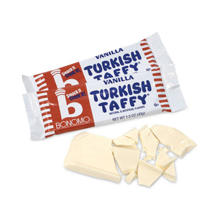 Bonomo Turkish Taffy, Vanilla, 1.5 oz Bars, 24/Box (GRR20900190)
