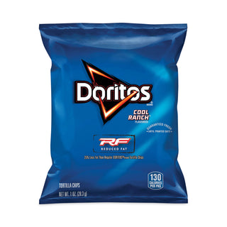 Doritos® Reduced Fat Cool Ranch Tortilla Chips, 1 oz Bag, 72 Bags/Carton (GRR29500056)