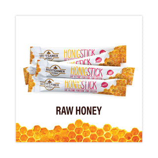 Breitsamer Honig Raw Honey Sticks, 0.28 oz, 80 Sticks/Tub (GRR20902630)