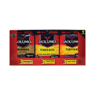Jack Link’s Beef Jerky Variety Pack,1.5 oz, 9/Box (GRR22000411)