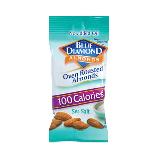 Blue Diamond® Oven Roasted Sea Salt Almonds, 0.6 oz Bag, 7 Bags/Box, 6 Box Count (GRR22000794)