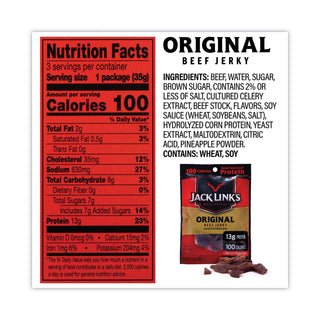 Jack Link’s Beef Jerky Variety Pack,1.5 oz, 9/Box (GRR22000411)