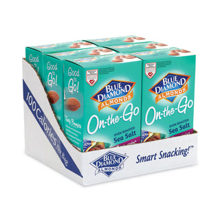 Blue Diamond® Oven Roasted Sea Salt Almonds, 0.6 oz Bag, 7 Bags/Box, 6 Box Count (GRR22000794)