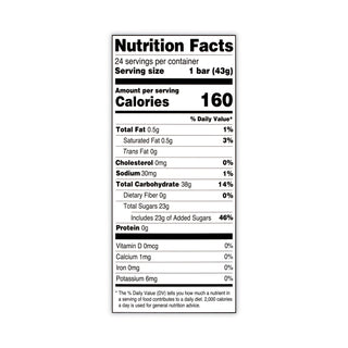 Bonomo Turkish Taffy, Vanilla, 1.5 oz Bars, 24/Box (GRR20900190)