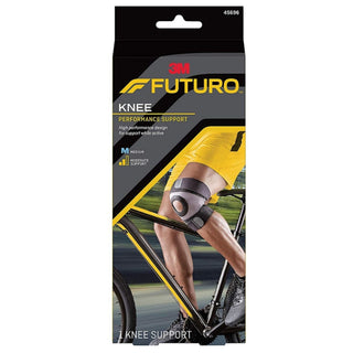 3M™ Futuro™ Sport Moisture Control Knee Brace Medium Pull-On / Hook and Loop Strap Closure 15 to 17 Inch Knee Circumference Left or Right Knee (501904_EA)