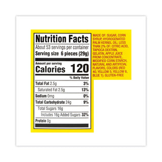 Starburst® Original Fruit Chews, Assorted, 54 oz Tub (GRR22000992)