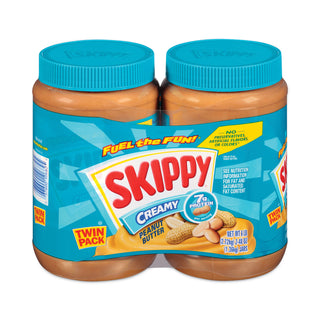 SKIPPY® Creamy Peanut Butter, 48 oz Jar, 2/Pack (GRR22000483)