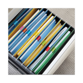 Universal® Emoji Themed Binder Clips with Storage Tub, Medium, Assorted Colors, 42/Pack (UNV31031)