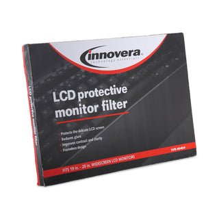 Innovera® Protective Antiglare LCD Monitor Filter, Fits 19"-20" Widescreen LCD, 16:10 (IVR46404)