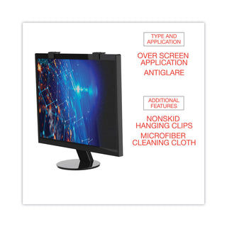 Innovera® Protective Antiglare LCD Monitor Filter, Fits 19"-20" Widescreen LCD, 16:10 (IVR46404)