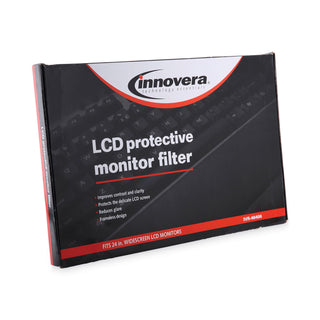 Innovera® Protective Antiglare LCD Monitor Filter, Fits 24" Widescreen LCD, 16:9/16:10 (IVR46406)