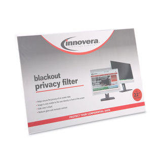 Innovera® Blackout Privacy Filter for 22" Widescreen LCD Monitor, 16:10 Aspect Ratio (IVRBLF22W)