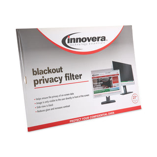 Innovera® Blackout Privacy Filter for 27" Widescreen LCD Monitor, 16:9 Aspect Ratio (IVRBLF27W)