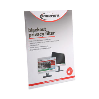 Innovera® Blackout Privacy Filter for 15" Notebook/LCD (IVRBLF150)