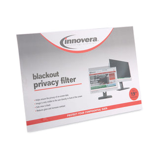 Innovera® Blackout Privacy Filter for 19" Widescreen LCD, 16:10 Aspect Ratio (IVRBLF190W)