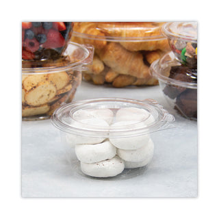 Dart® Tamper-Resistant, Tamper-Evident Bowls with Flat Lid, 16 oz, Clear, 240/Carton (DCCCTR16BF)
