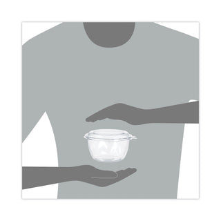 Dart® Tamper-Resistant, Tamper-Evident Bowls with Dome Lid, 16 oz, Clear, 240/Carton (DCCCTR16BD)