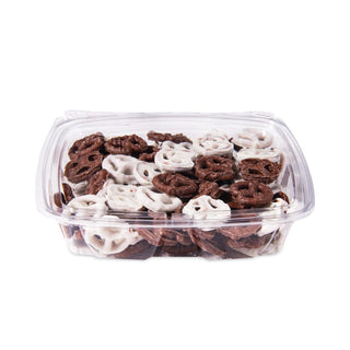 Dart® SafeSeal Tamper-Resistant, Tamper-Evident Deli Containers with Flat Lid, 35 oz, Clear, 200/Carton (DCCCH35DEF)