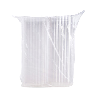 Dart® ClearSeal Hinged-Lid Plastic Containers, 8 3/10 x 8 3/10 x 3, Clear, 250/Carton (DCCC90PST1)
