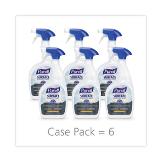 PURELL® Professional Surface Disinfectant, Fresh Citrus, 32 oz Spray Bottle, 6 Bottles and 2 Spray Triggers/Carton (GOJ334206)
