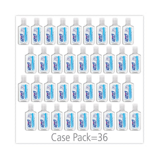 PURELL® Advanced Hand Sanitizer Refreshing Gel, Clean Scent, 1 oz Flip-Cap Bottle with Display Bowl, 36/Bowl (GOJ390136BWL)