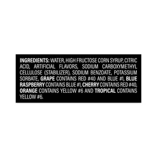 Kisko® Giant Tropical Freezies Ice Pops, 5.5 oz Tube, Fruit Punch, Guava, Mango, Pineapple, 50/Carton, Ships in 1-3 Business Days (GRR20900478)