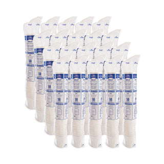 SOLO® Single-Sided Poly Paper Hot Cups, 10 oz, White, 1000/Carton (SCC510W)