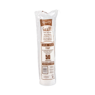 Dart® Conex Galaxy Polystyrene Plastic Cold Cups, 16 oz, 50/Bag (DCCY16TPK)