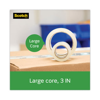 Scotch® Tough Grip Moving Packaging Tape with Dispenser, 3" Core, 1.88" x 54.6 yds, Clear (MMM3500RD)