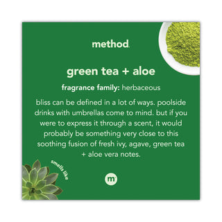 Method® Foaming Hand Wash, Green Tea/Aloe, 10 oz Pump Bottle, 6/Carton (MTH00362CT)