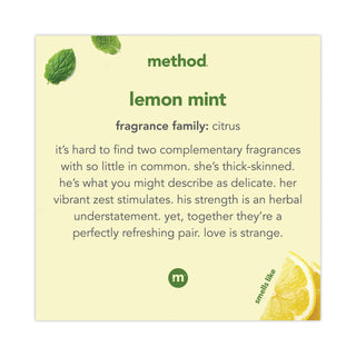 Method® Foaming Hand Wash, Lemon Mint, 10 oz Pump Bottle (MTH11621)