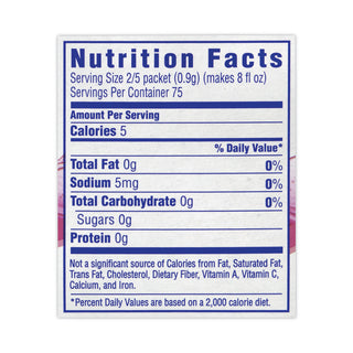 Crystal Light® On-The-Go Sugar-Free Drink Mix, Raspberry Ice, 0.08 oz Single-Serving Tubes, 30/Pk, 2 Pk/Box (GRR30700152)