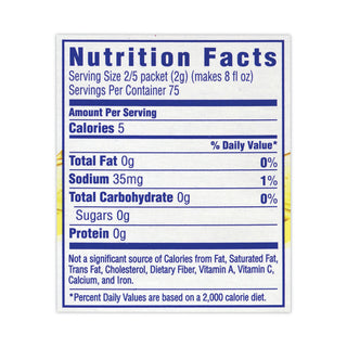 Crystal Light® On-The-Go Sugar-Free Drink Mix, Lemonade, 0.17 oz Single-Serving Tubes, 30/Pack, 2 Packs/Box (GRR30700153)