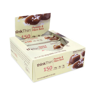 thinkThin® High Protein Bars, Salted Caramel, 1.41 oz Bar, 10 Bars/Box (GRR30700112)