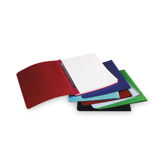 ACCO Presstex Report Cover, Side Bound, Prong Clip, Legal, 3" Cap, Red (ACC30078)