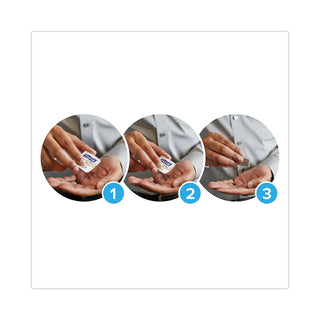 PURELL® Advanced Hand Sanitizer Single Use, 1.2 mL, Packet, Clear, 125/Box (GOJ9630125NSBX)